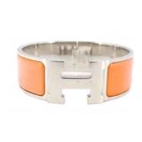 HERMES Extra Wide H Click Clack Bracelet