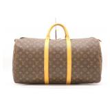 Louis Vuitton Monogram Keepall 50 Boston Bag