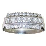 Platinum .47 ct Natural Diamond Ring