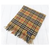 Burberry Nova Check Scarf 100% Cashmere