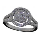 10kt Gold Brilliant 3/4 ct Diamond Ring