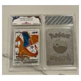 Pokï¿½mon Silver Foil Custom Charizard Card