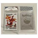 Pokï¿½mon Silver Foil Custom Charizard Card
