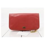 Loewe Chain Shoulder Bag in Leather Pink