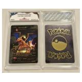 Pokï¿½mon Black Foil Custom Charizard Card
