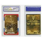23K Gold 1998 Michael Jordan Fleer Rookie Card