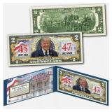 Donald Trump 47th President $2 Bill