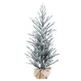 Holiday Time 3ft Flocked Snow Tree