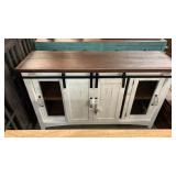 Elements 66" Farmhouse Barn Door Cabinet