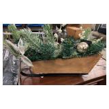 Christmas Sleigh Candle Holder Decor