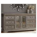 Ashley B720 Silver Dresser