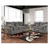 Washington 1150 Kelly Gray Sofa & Love Seat