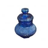 1970s Blue Candy Jar
