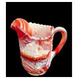 Imperial Red Slag Glass Pitcher