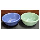 Hull Pottery Quilted Diamond Mixing Bowls