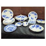 FLOW BLUE 15 PC SET