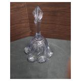 Fenton Glass Bell Paisley Salem Blue