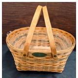 Lined Longaberger Basket  15X13