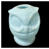 Fenton Blue Satin Fairy  Lamp