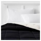 Twin Faux Shearing Microfiber Comforyer Room