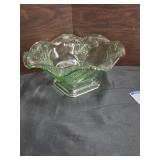 Tiara Chantilly Green Compote bowl