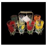 8 Pc Peanut Butter Glasses wï¿½ Carrier