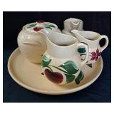 Watt Pottery Set 5 pc
