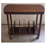 Side Table Magazine Rack