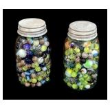 Blue Jar of Marbles