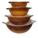 Old Orchard Pyrex Mixing Bowls