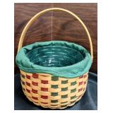 Double lined Longaberger basket  8x8