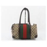 Gucci GG Canvas Sherry Line Mini Boston Bag