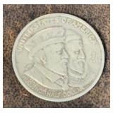 1924 Huguenot Comm Half Dollar