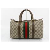Gucci GG Supreme Sherry Line Boston Bag
