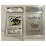Pokï¿½mon Silver Foil Custom Charizard Card