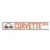 Corvette Die Cut Street Sign