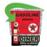 Texaco Gasoline Service Sign