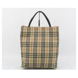 Burberry Nova Check Nylon Tote Bag