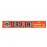 Zerolene Die Cut Street Sign