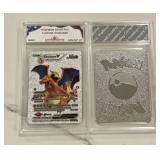 Pokï¿½mon Silver Foil Custom Charizard Card