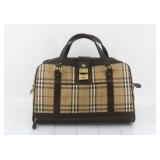 Burberry Nova Check Shadow Horse Boston Bag