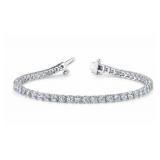 14kt Brilliant 4.00 ct VS Diamond Tennis Bracelet