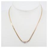 Valentino Rhinestone Necklace