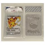 Pokï¿½mon Silver Foil Custom Pikachu Card