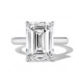 Platinum 2.00 ct Emerald Cut VS Lab Diamond Ring