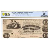 1861 Confederate States of America $10