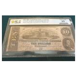 1862 Confederate States of America $10