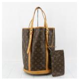 Louis Vuitton Monogram Bucket GM Tote Bag