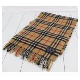 Burberry Nova Check Scarf 100% Cashmere
