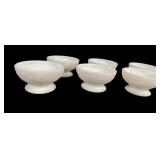 (6) Vintage Milk Glass Sherbets
